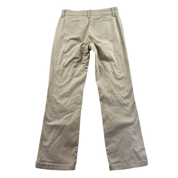 Riders By Lee Womens Pants 8M Beige Easy Care Straight Leg Chino Casual Trouser - Picture 2 of 13